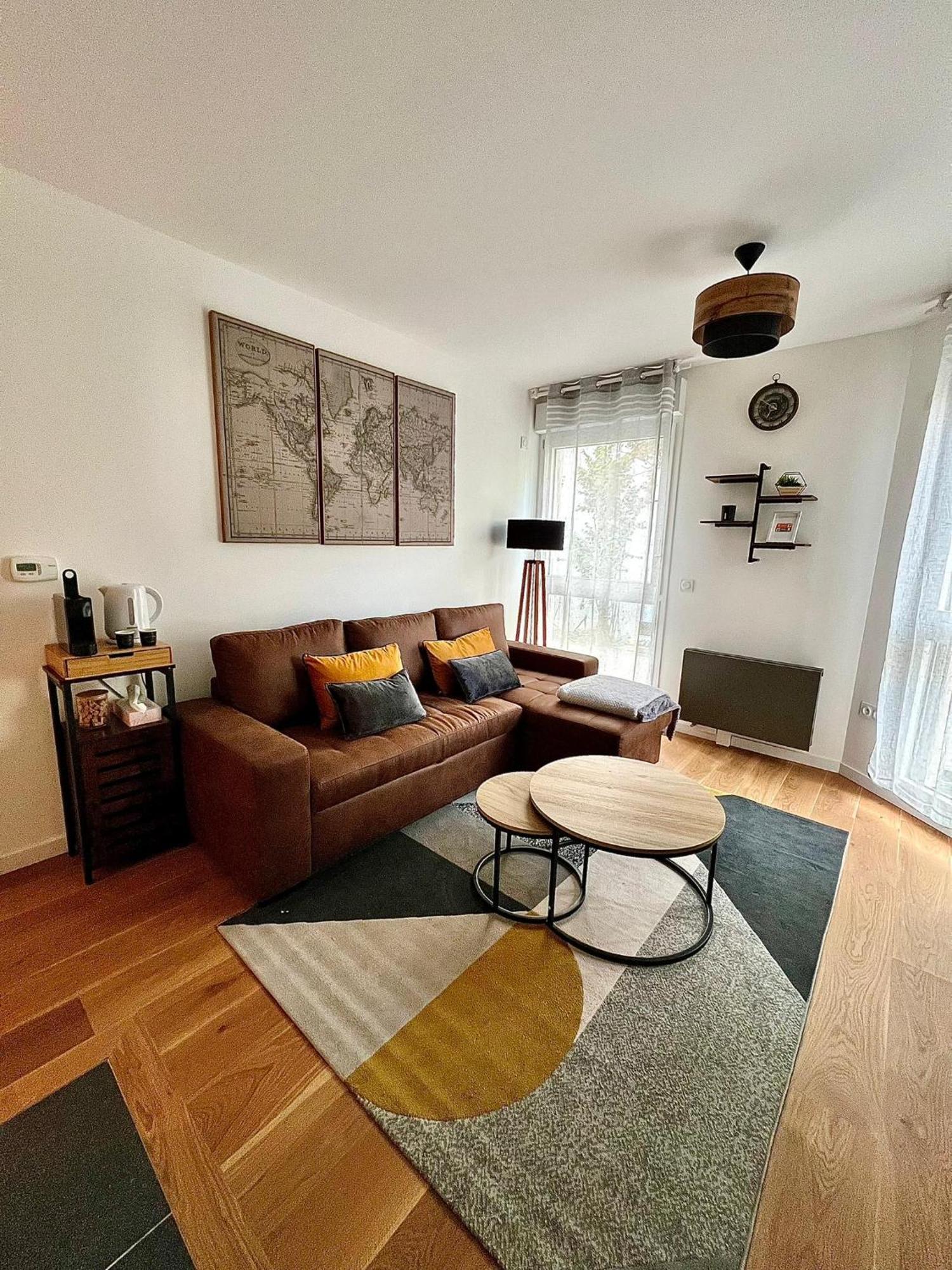 New & Serene 1-Bedroom Apart Near #Ladefenseparis #Parking&Fibre Сюрен Экстерьер фото