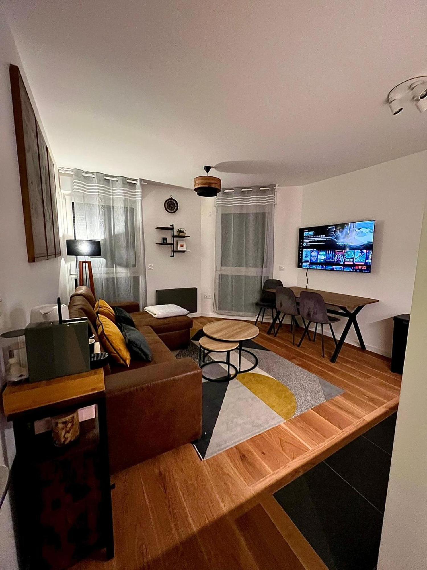 New & Serene 1-Bedroom Apart Near #Ladefenseparis #Parking&Fibre Сюрен Экстерьер фото